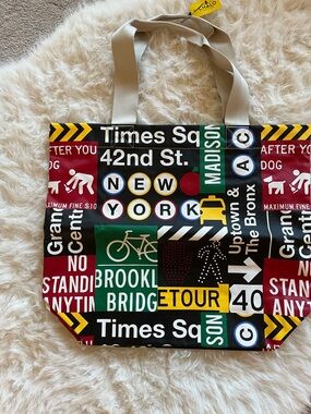 Chalo New York Graphic Tote Bag - NWT